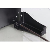 Elegant 24-Inch Three-Sided Glass Electric Fireplace With Stylish Feet - Contemporary Home Heating Solution