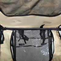 Camouflage Foldable Bicycle Trailer For Camping, Pets, And Luggage Transport