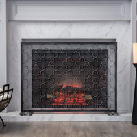 Elegant Decorative Fire Screen For Home Safety And Style – Enhance Your Fireplace With A Stylish Room Divider