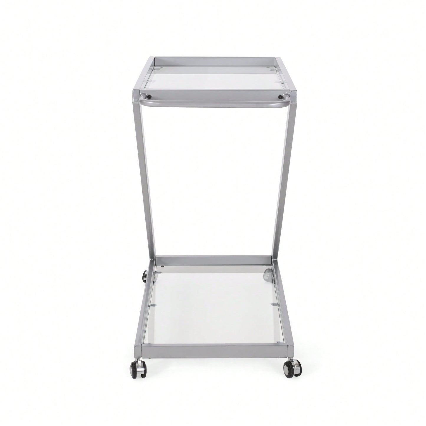 Elegant Multi-Tiered Serving Bar Cart For Entertaining And Decor Storage