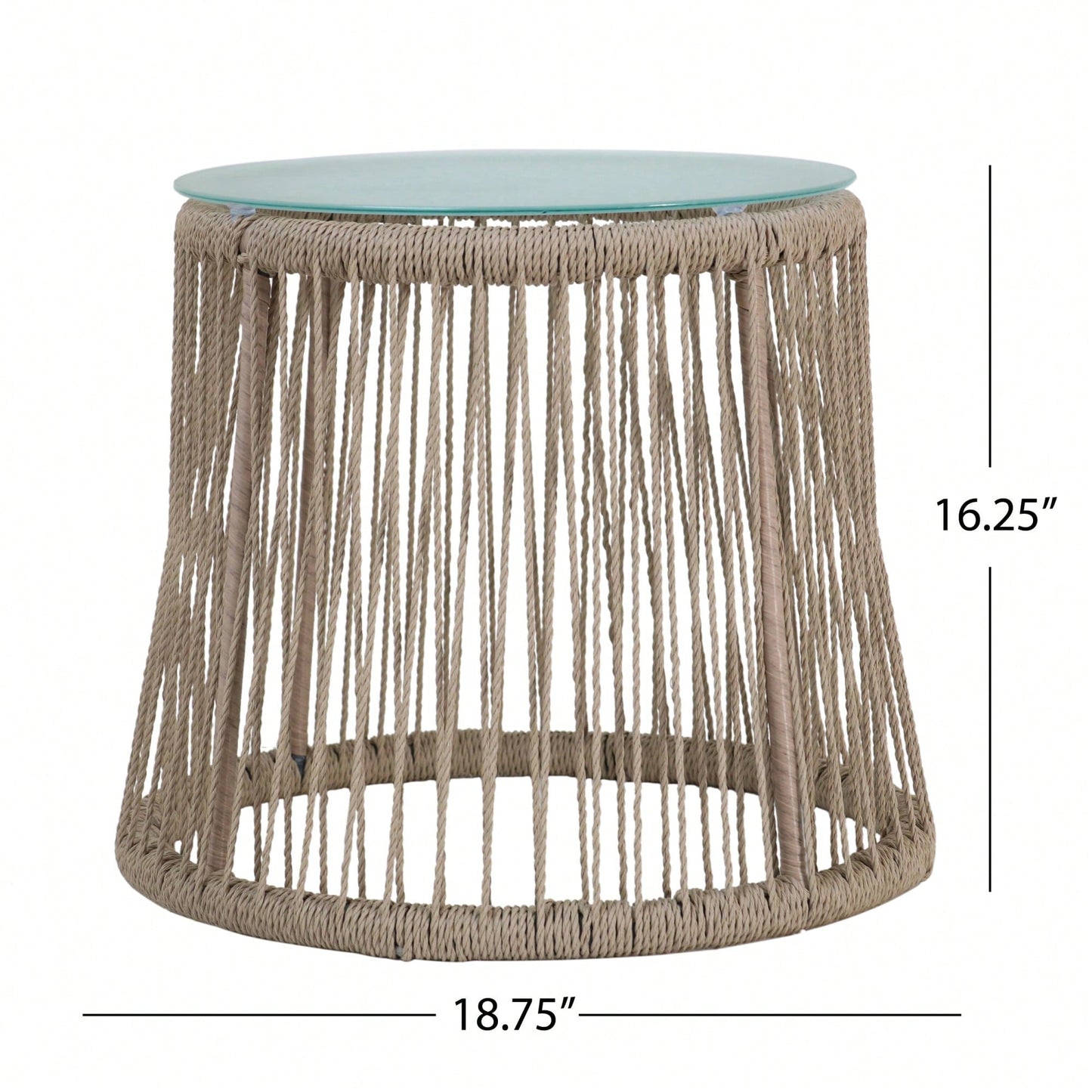 Chic Coastal-Inspired Side Table For Elegant Living Spaces