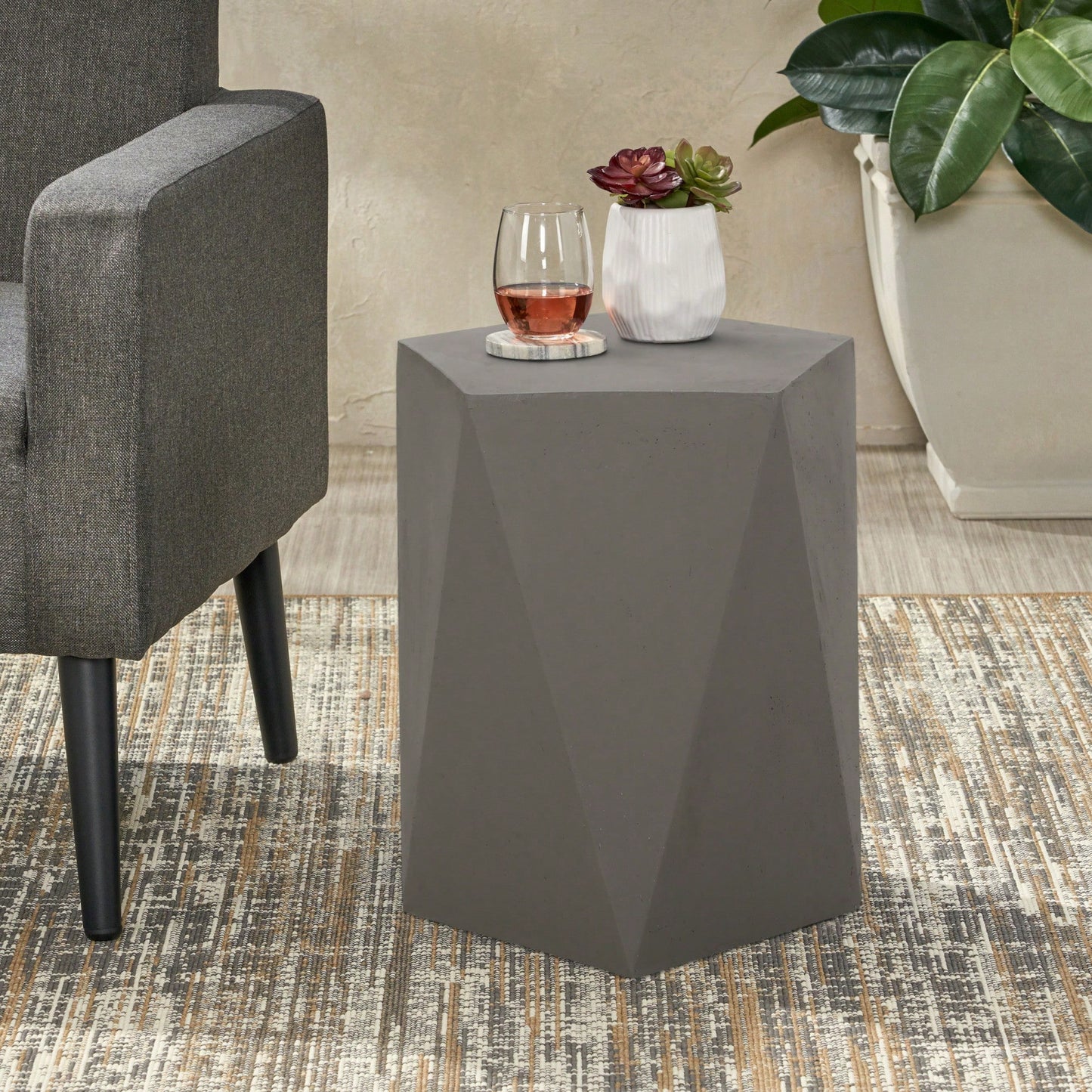 Contemporary Versatile Side Table For Modern Living Spaces