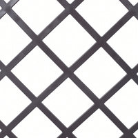 Brown Trellis Raised Garden Bed with Drainage Plug and Removable Pots for Climbing Plants Ideal for Outdoor Patios