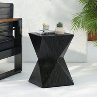 Geometric Elegance Side Table With Prismatic Design For Modern Living Spaces