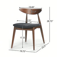 Stylish Dining Chair Set - Modern Ergonomic Design For Comfort And Elegance - Perfect For Home Or Office