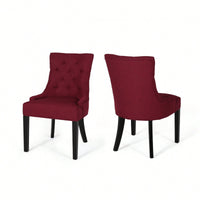 Stylish Set Of 2 Modern Dining Chairs For Elegant Dining Spaces