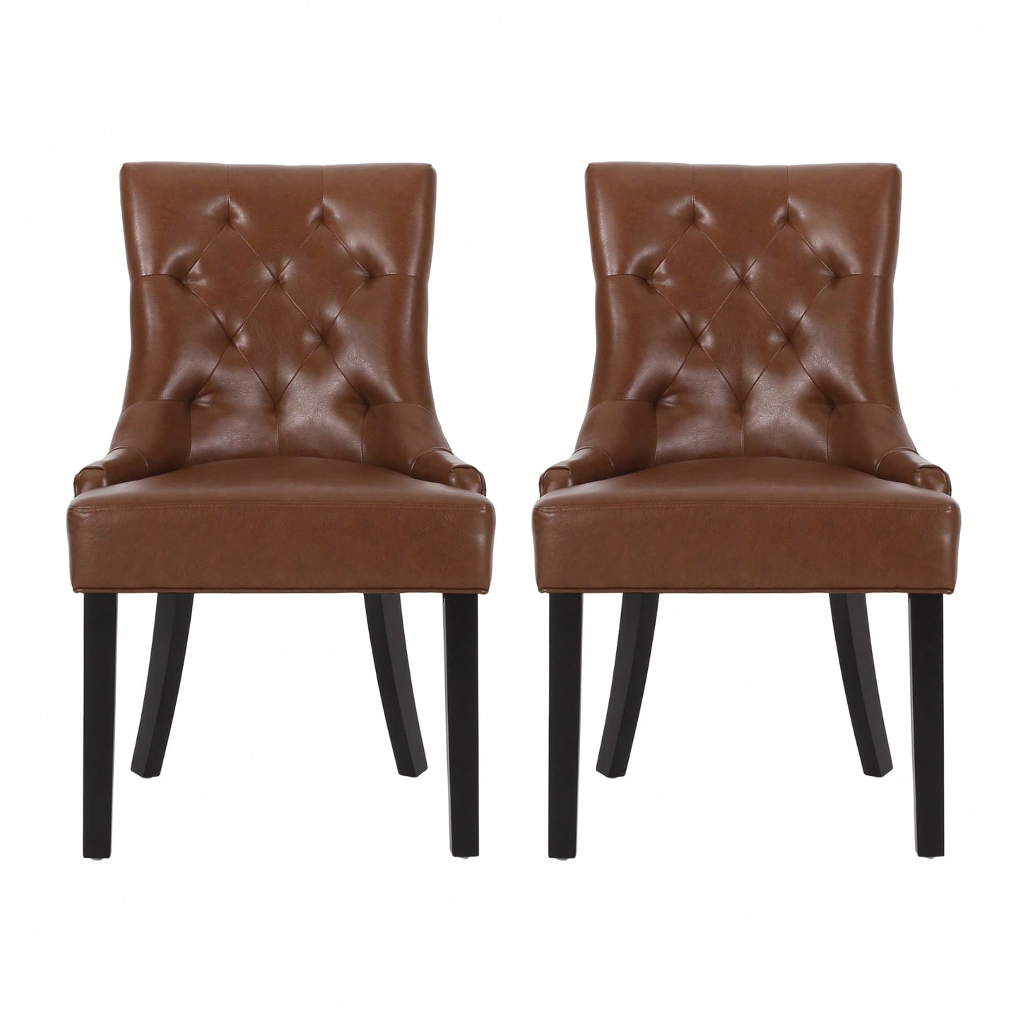 Stylish Set Of 2 Modern Dining Chairs For Elegant Dining Spaces