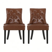 Stylish Set Of 2 Modern Dining Chairs For Elegant Dining Spaces