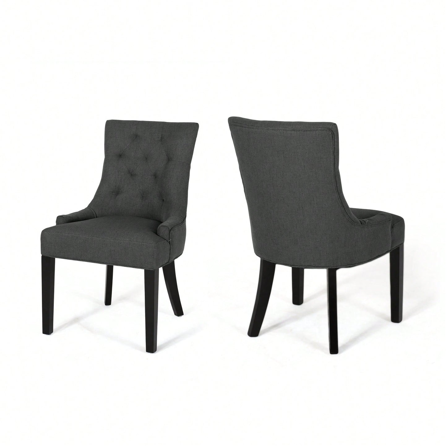 Stylish Set Of 2 Modern Dining Chairs For Elegant Dining Spaces