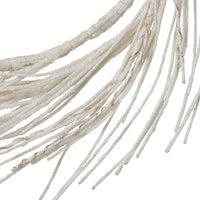 24-Inch Illuminated Paper Wreath With Battery-Operated LED Lights For Enchanting Holiday Decor