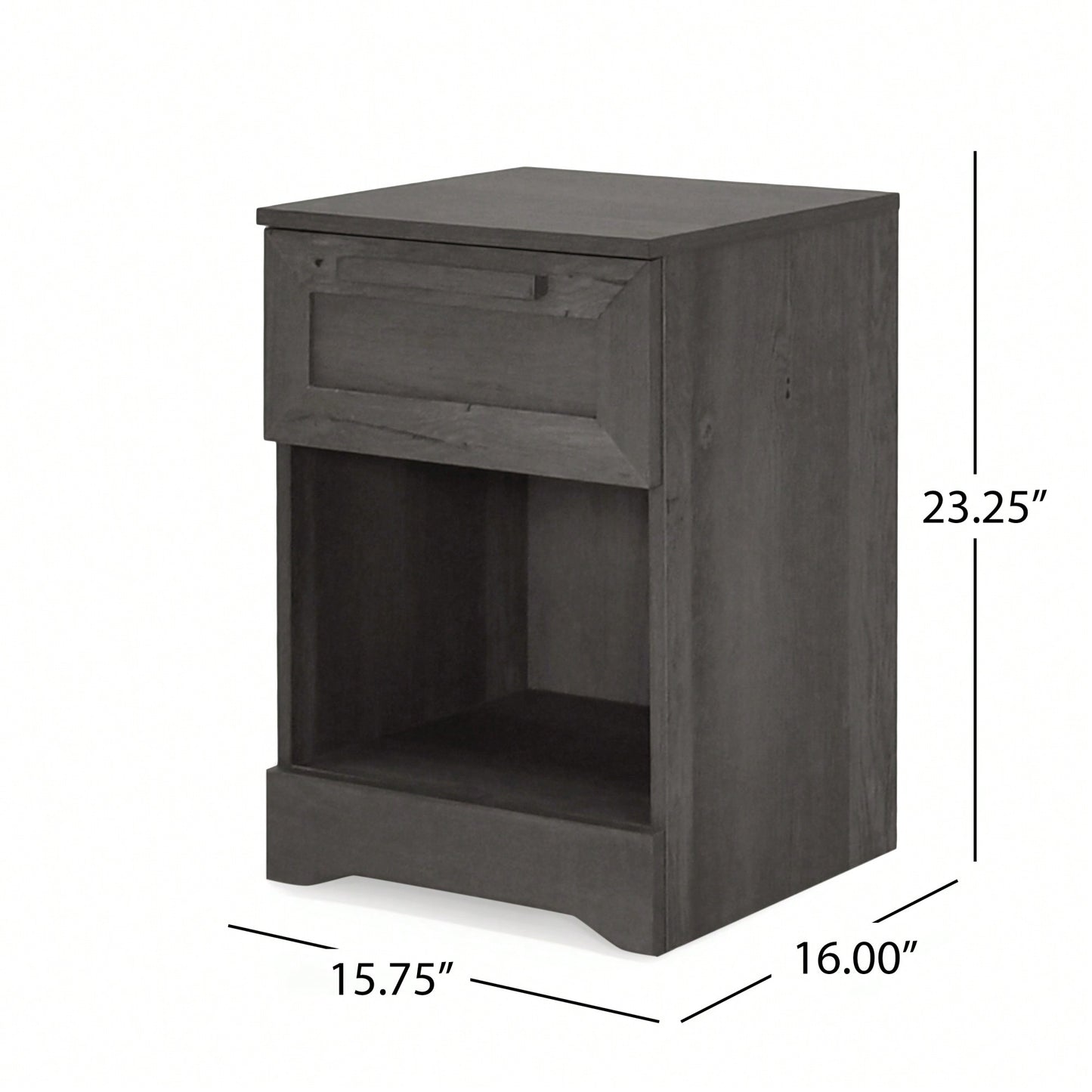 Sleek Modern Nightstand With 1 Drawer For Stylish Bedroom Storage