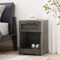 Sleek Modern Nightstand With 1 Drawer For Stylish Bedroom Storage