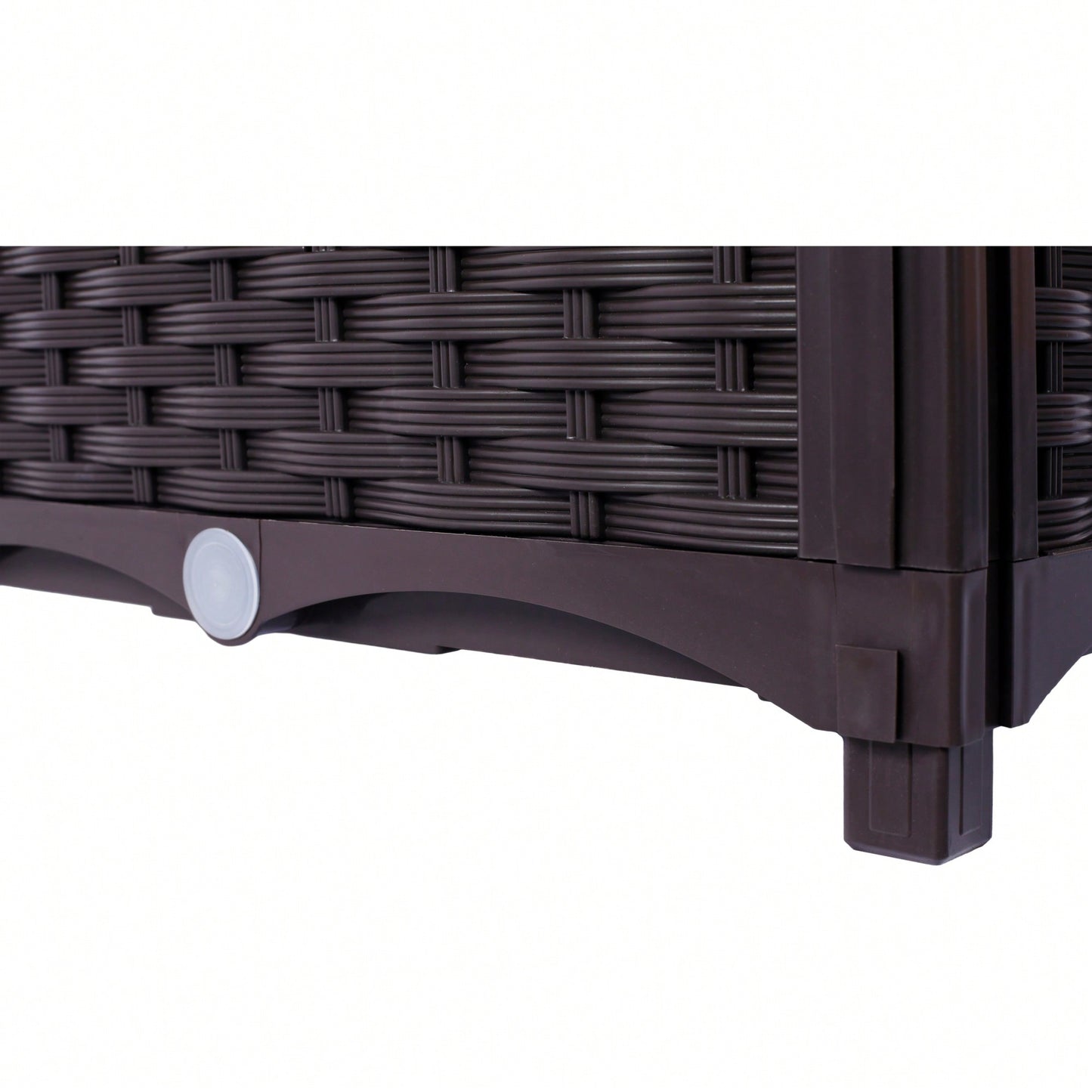 Deep Self-Watering Raised Garden Bed Planter Box For Vegetables, Flowers, Herbs, And Succulents - 15.7" X 15.7" X 14.7"