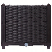 Deep Self-Watering Raised Garden Bed Planter Box For Vegetables, Flowers, Herbs, And Succulents - 15.7" X 15.7" X 14.7"