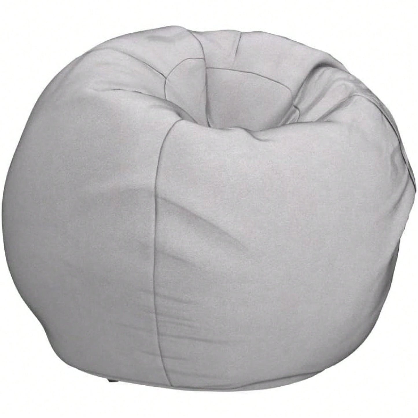 Stylish Black Bean Bag Chair - 25" X 34" X 34" For Ultimate Comfort And Relaxation