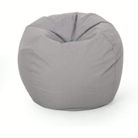 Stylish Black Bean Bag Chair - 25" X 34" X 34" For Ultimate Comfort And Relaxation