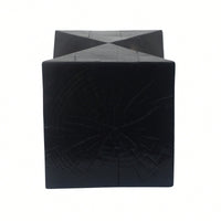 Modern Prismatic Grain Side Table With Symmetrical Design For Stylish Home Decor