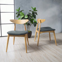 Elegant Dual Dining Chairs Set For Modern Home Decor - Comfortable And Stylish Seating Solution