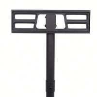 Height Adjustable Rolling TV Stand with Media Shelf for 23-60 Inch TVs Supports 55lbs Max VESA 400x400mm