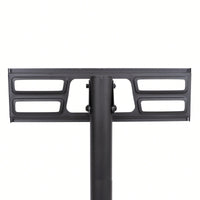 Height Adjustable Rolling TV Stand with Media Shelf for 23-60 Inch TVs Supports 55lbs Max VESA 400x400mm