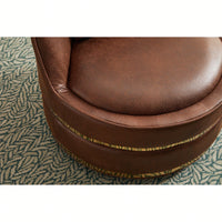 Modern 360-Degree Swivel Accent Chair - Stylish Barrel Chair For Living Room And Bedroom Comfort