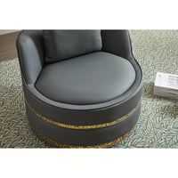 Modern 360-Degree Swivel Accent Chair - Stylish Barrel Chair For Living Room And Bedroom Comfort