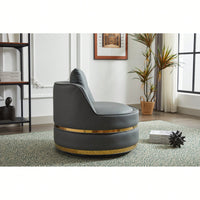 Modern 360-Degree Swivel Accent Chair - Stylish Barrel Chair For Living Room And Bedroom Comfort