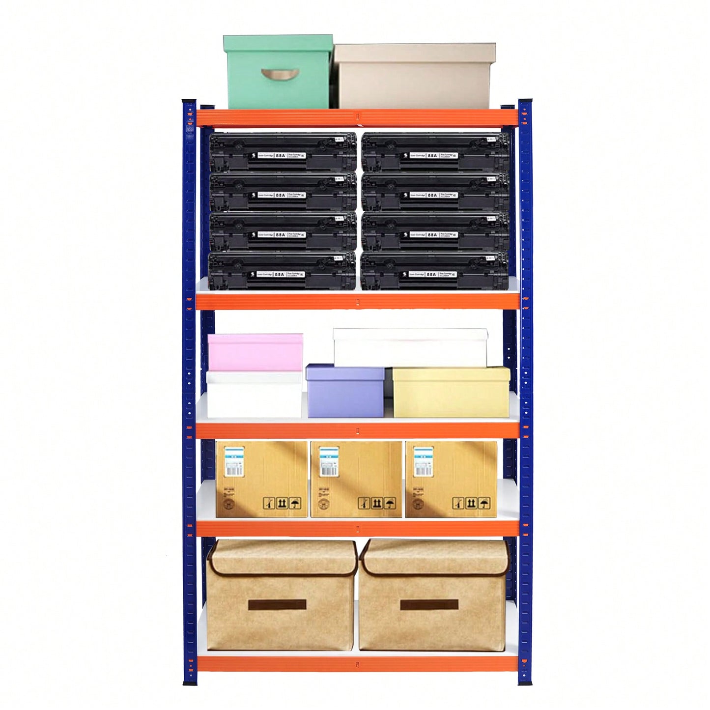 Heavy Duty Capacity Garage Storage Shelves For Strong Organization And Space Efficiency