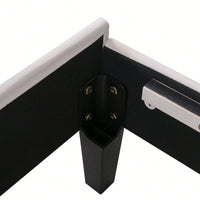 Floral Velvet Upholstered Queen Size Platform Bed In Bean Paste Red