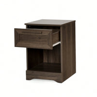 Stylish One-Drawer Nightstand For Modern Bedrooms – Sleek Storage Solution