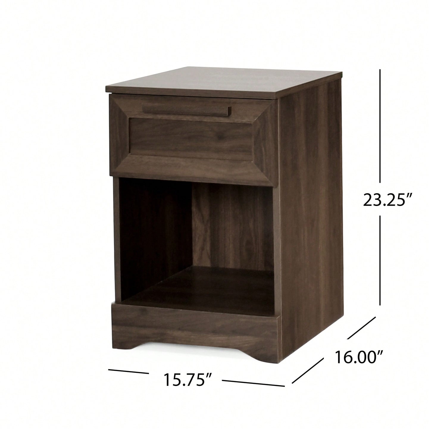 Stylish One-Drawer Nightstand For Modern Bedrooms – Sleek Storage Solution