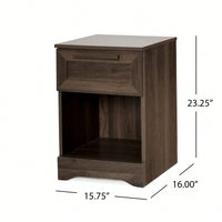 Stylish One-Drawer Nightstand For Modern Bedrooms – Sleek Storage Solution