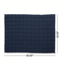 Cozy Comfort Weighted Blanket - 20 Lbs Of 205T Cotton For Better Sleep And Relaxation