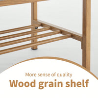 Beige Linen Upholstered End of Bed Bench with Metal Legs and Shelf - Stylish Storage for Living Room Entryway Dining Room Supports 300 LB