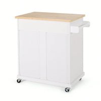 Versatile Kitchen Cart With Ample Storage And Stylish Design For Easy Meal Prep And Organization