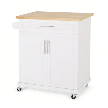 Versatile Kitchen Cart With Ample Storage And Stylish Design For Easy Meal Prep And Organization