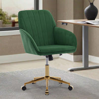 Ergonomic Adjustable Swivel Office Chair For Home And Bedroom - Comfortable Backrest For Long Hours Of Sitting