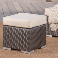 Stylish 16-Inch Round Ottoman For Cozy Living Spaces And Versatile Decor