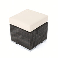 Stylish 16-Inch Round Ottoman For Cozy Living Spaces And Versatile Decor