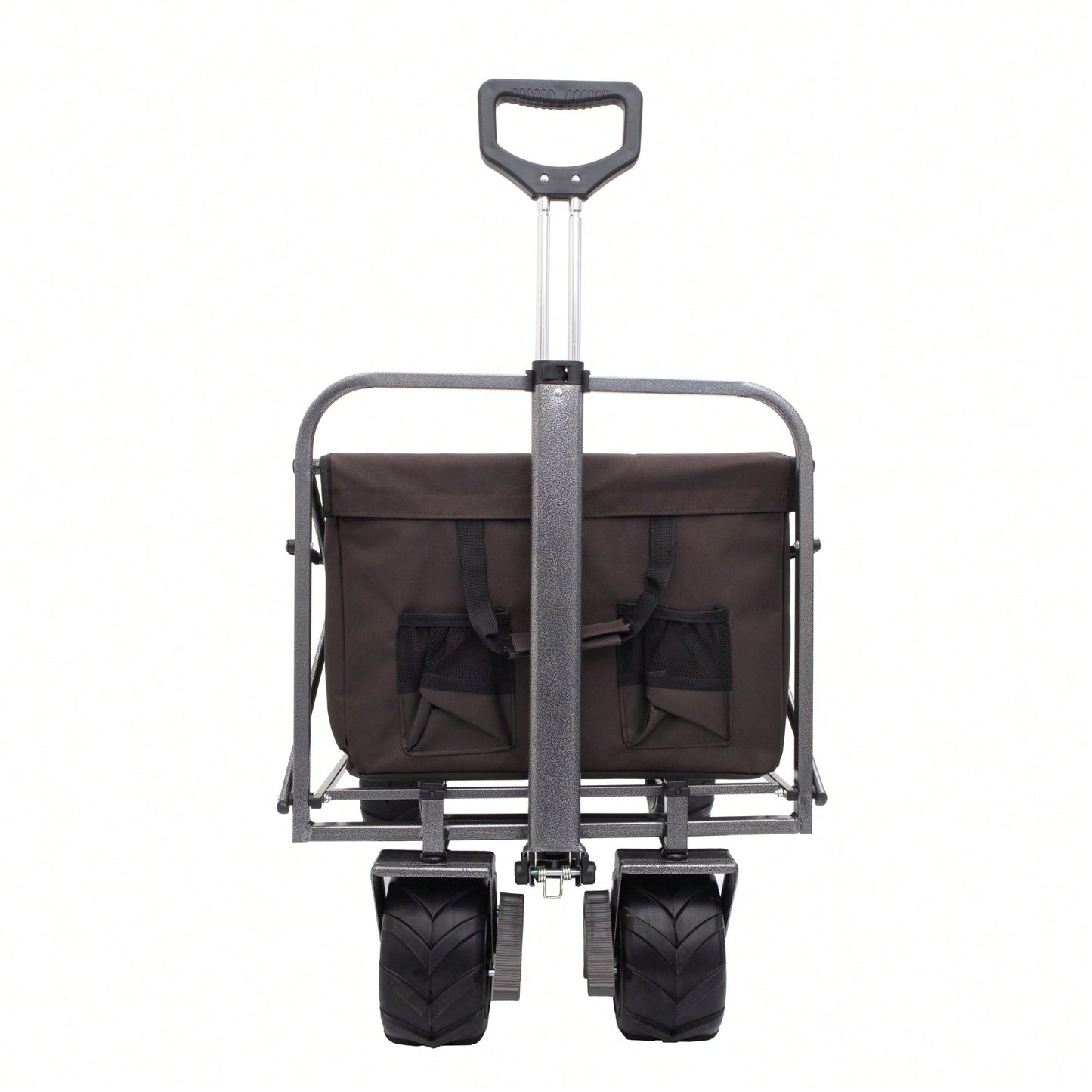 Portable Beach Trolley Cart - Foldable Kids Wagon With Large Wheels For Camping And Outdoor Garden Use