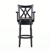 Elegant Leather Bar Stool For Stylish Home Bars And Kitchens - Comfortable Seating With Chic Design