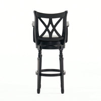 Elegant Leather Bar Stool For Stylish Home Bars And Kitchens - Comfortable Seating With Chic Design