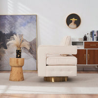 360° Swivel Barrel Chair - Modern Accent Armchair For Living Room, Nursery, Bedroom, Office, And Hotel - Stylish Comfort For Any Space