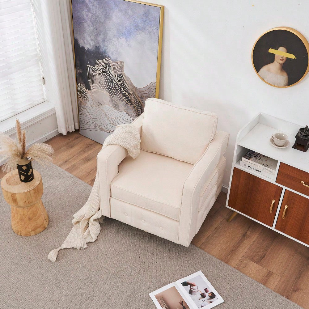 360° Swivel Barrel Chair - Modern Accent Armchair For Living Room, Nursery, Bedroom, Office, And Hotel - Stylish Comfort For Any Space