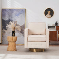 360° Swivel Barrel Chair - Modern Accent Armchair For Living Room, Nursery, Bedroom, Office, And Hotel - Stylish Comfort For Any Space