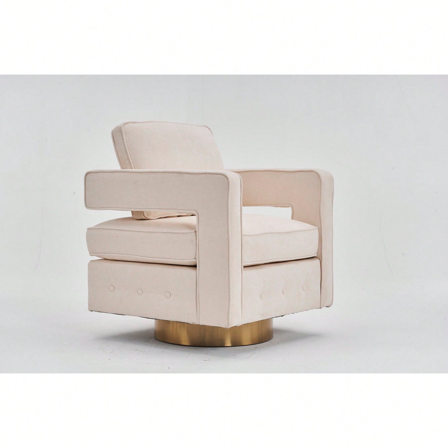 360° Swivel Barrel Chair - Modern Accent Armchair For Living Room, Nursery, Bedroom, Office, And Hotel - Stylish Comfort For Any Space