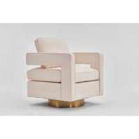 360° Swivel Barrel Chair - Modern Accent Armchair For Living Room, Nursery, Bedroom, Office, And Hotel - Stylish Comfort For Any Space