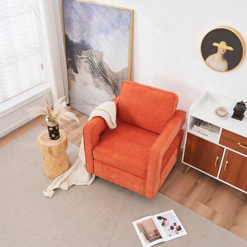 360° Swivel Barrel Chair - Modern Accent Armchair For Living Room, Nursery, Bedroom, Office, And Hotel - Stylish Comfort For Any Space