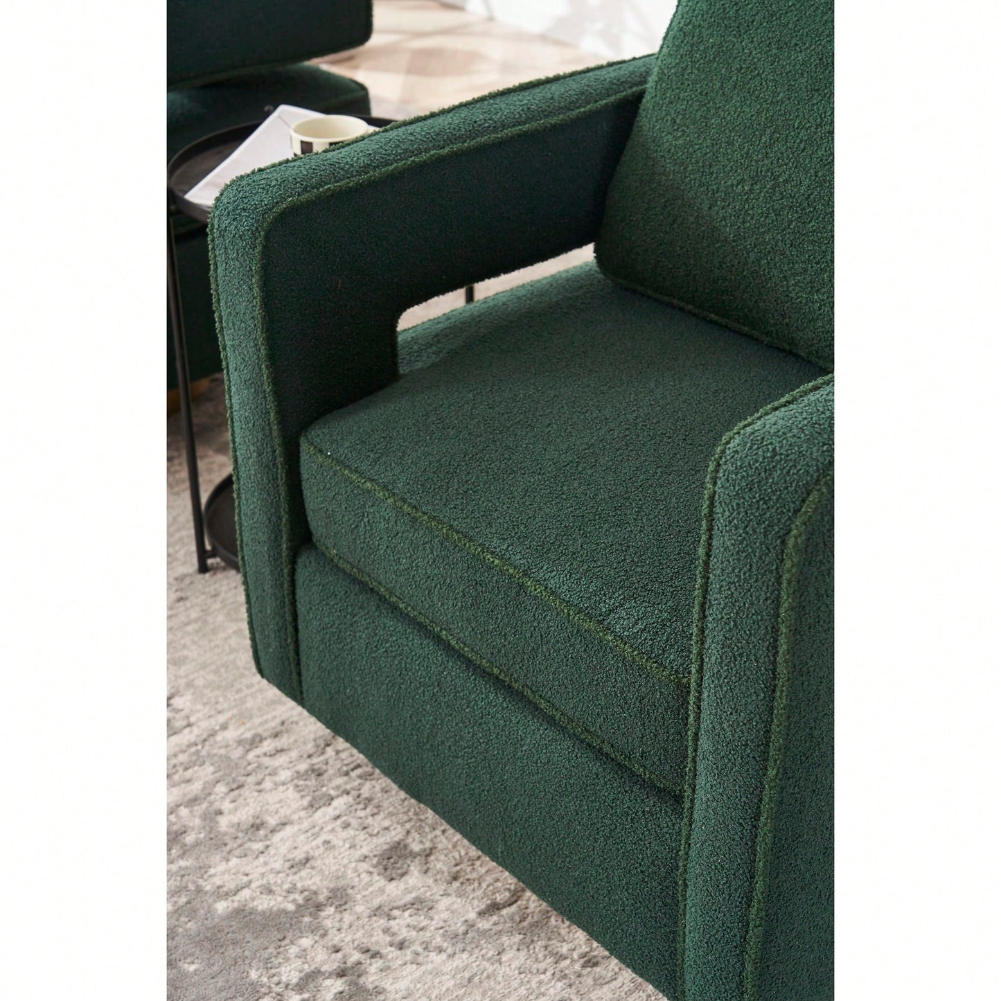 360° Swivel Barrel Chair - Modern Accent Armchair For Living Room, Nursery, Bedroom, Office, And Hotel - Stylish Comfort For Any Space