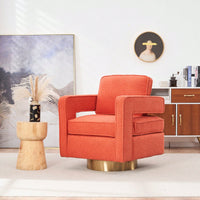 360° Swivel Barrel Chair - Modern Accent Armchair For Living Room, Nursery, Bedroom, Office, And Hotel - Stylish Comfort For Any Space